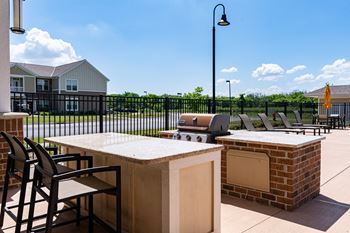 Outdoor bbq area